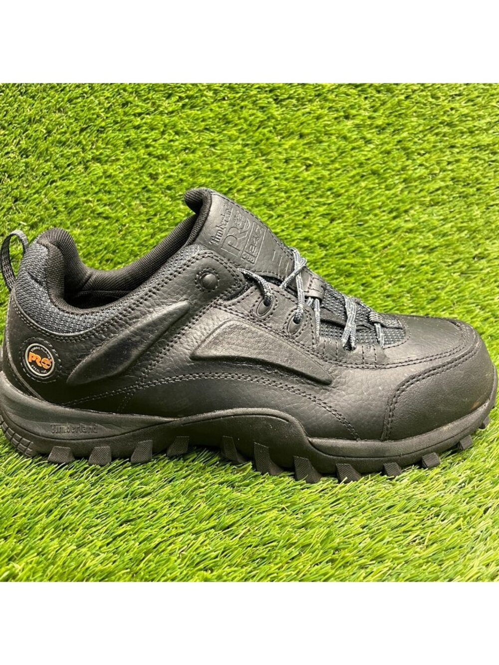 Timberland PRO Mudsill Mens Size 12E Black Hiker Steel Toe Safety Work Shoes